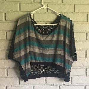 Striped crop top